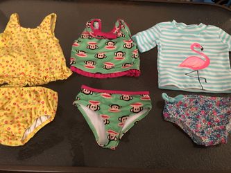 Baby girl swimsuit sz 6/9mth & 9 mth