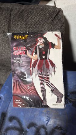 Girl Killer clown costume for kids