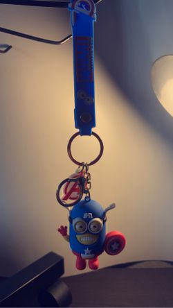 captain America Minion Keychain