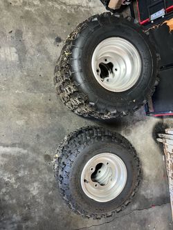 Honda atv rims and tires