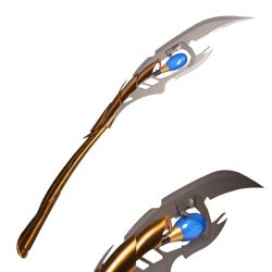 Sword Valley Loki Laufeyson/Odinson Scepter, Chitauri Sceptre - Premium Ornamental Staff with Illuminating Gem – Stainless Steel Construction, 118cm/4