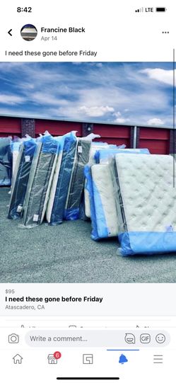 Brand new mattress still in plastic