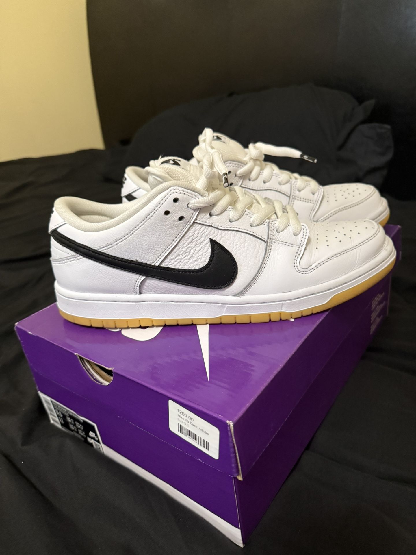 White Gum Nike SB Dunks