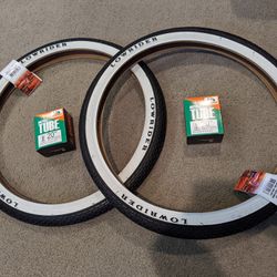 Two New 20x 1.75 White Wall Lowrider Logo Bicycle Tires And Tubes for Sale in La Habra Heights, CA - OfferUp Two New 20x 1.75 White Wall Lowrider Logo Bicycle Tires And Tubes for Sale in La Habra Heights, CA - OfferUp