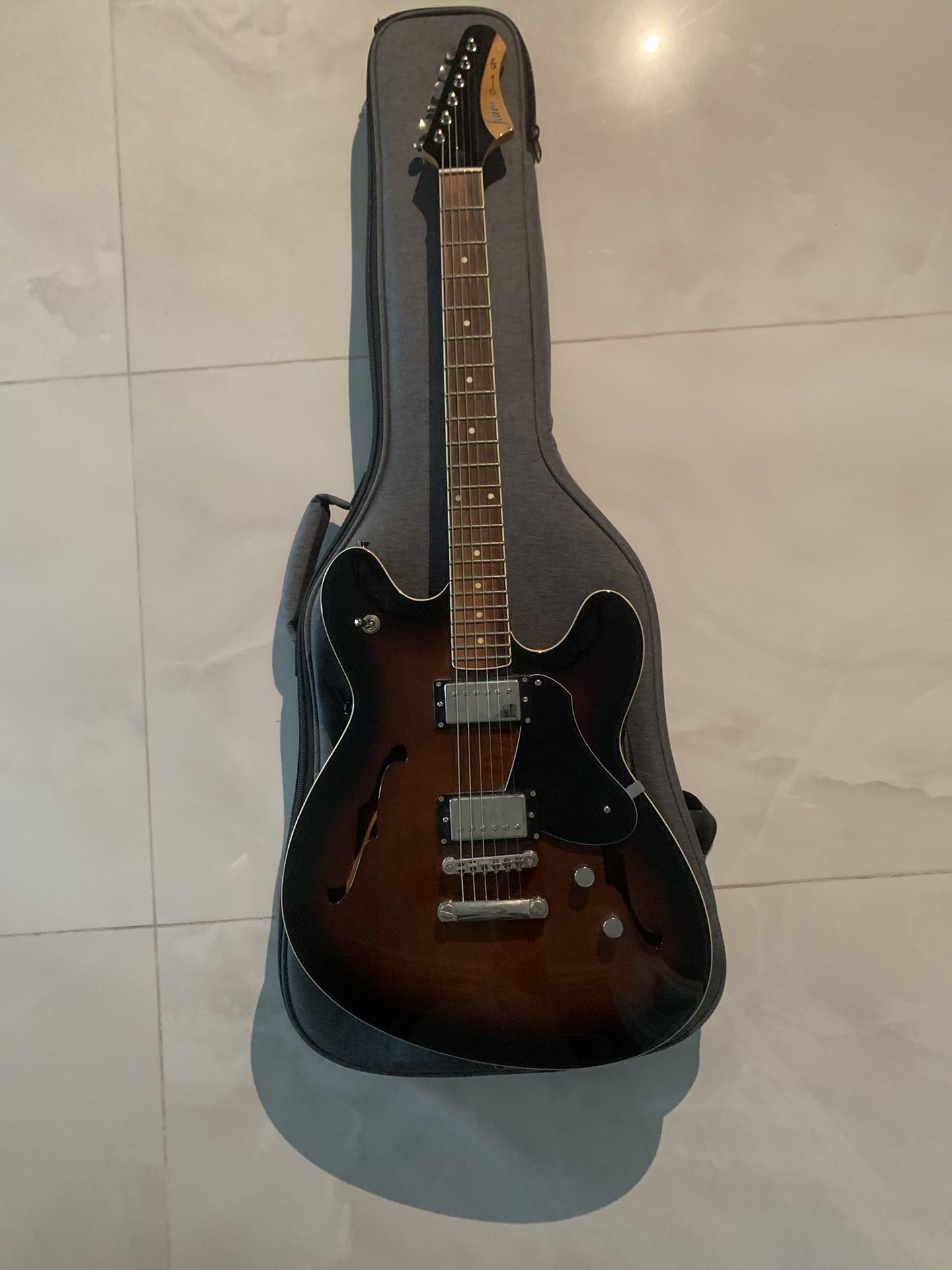 Fano Omnis GF6 Humbucker Tobacco Burst