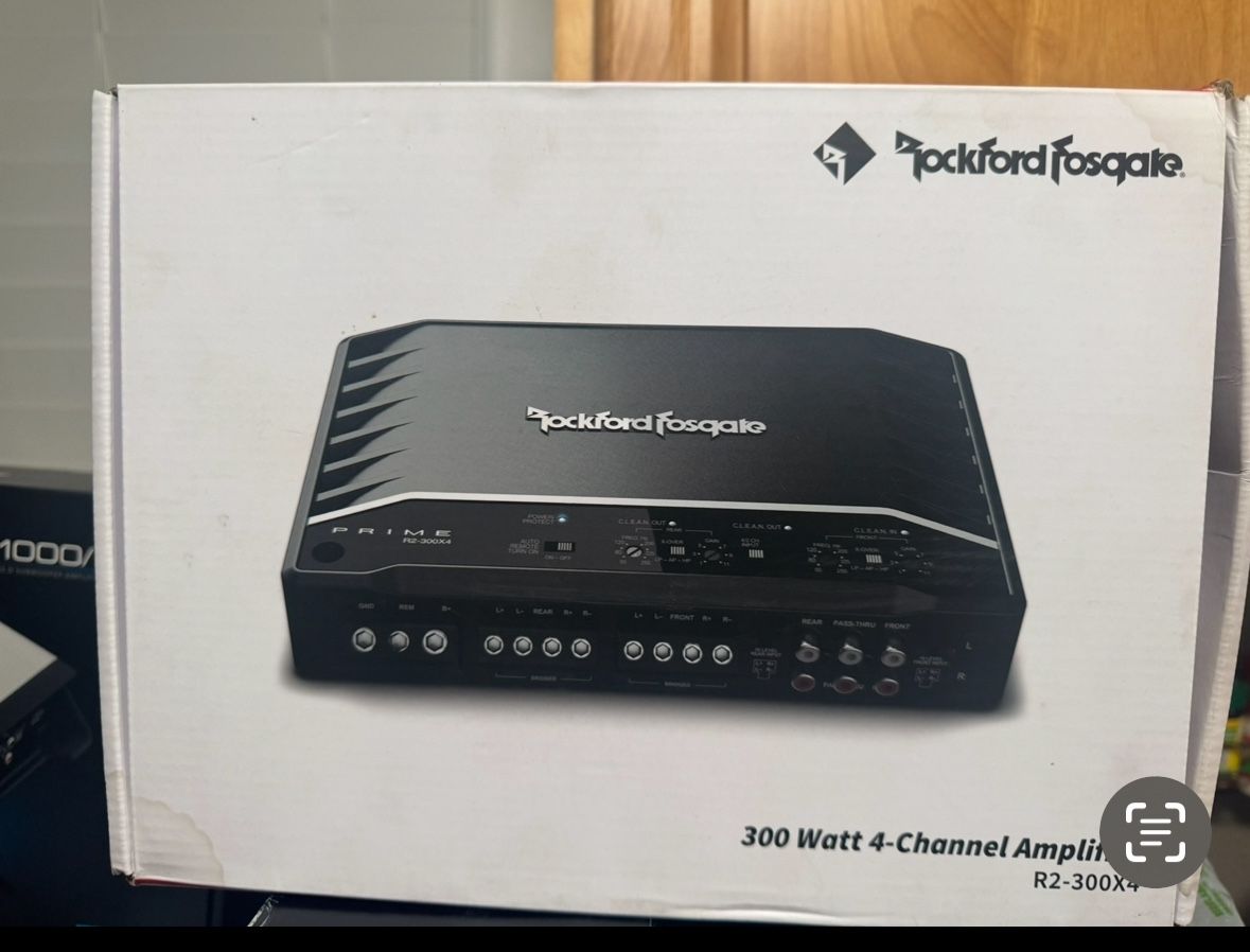 Rockford Fosgate 300-Watt 4-Channel Amplifier