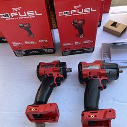 Milwaukee Fuel Impact 3/8 And 1/2 New In The Boxes