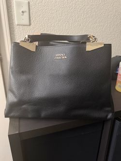 Versace collection black tote