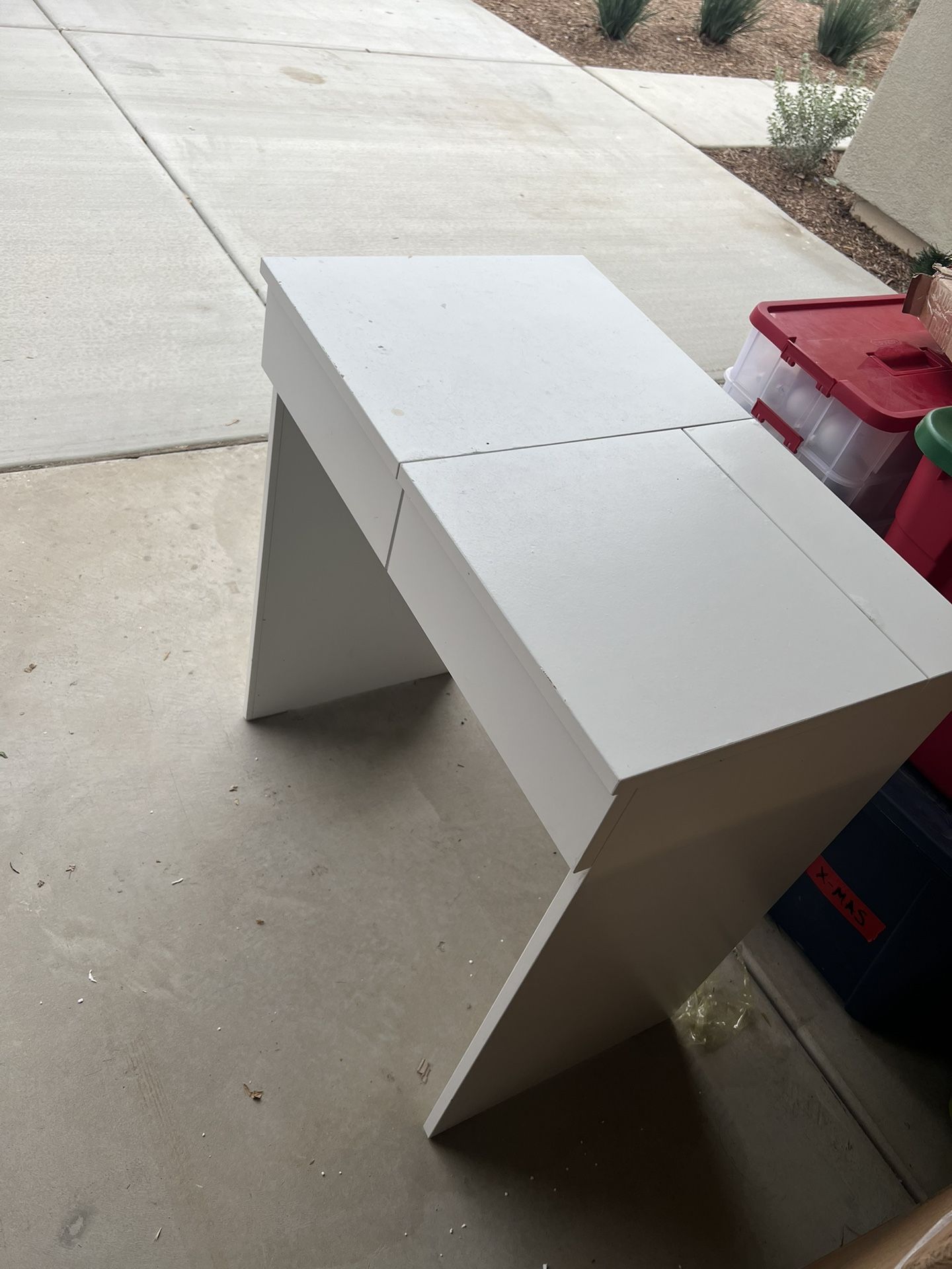 $35 IKEA Desk Vanity
