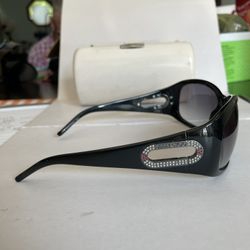 Unisex Jimmy Choo Black Frame Sunglasses With White Case! 