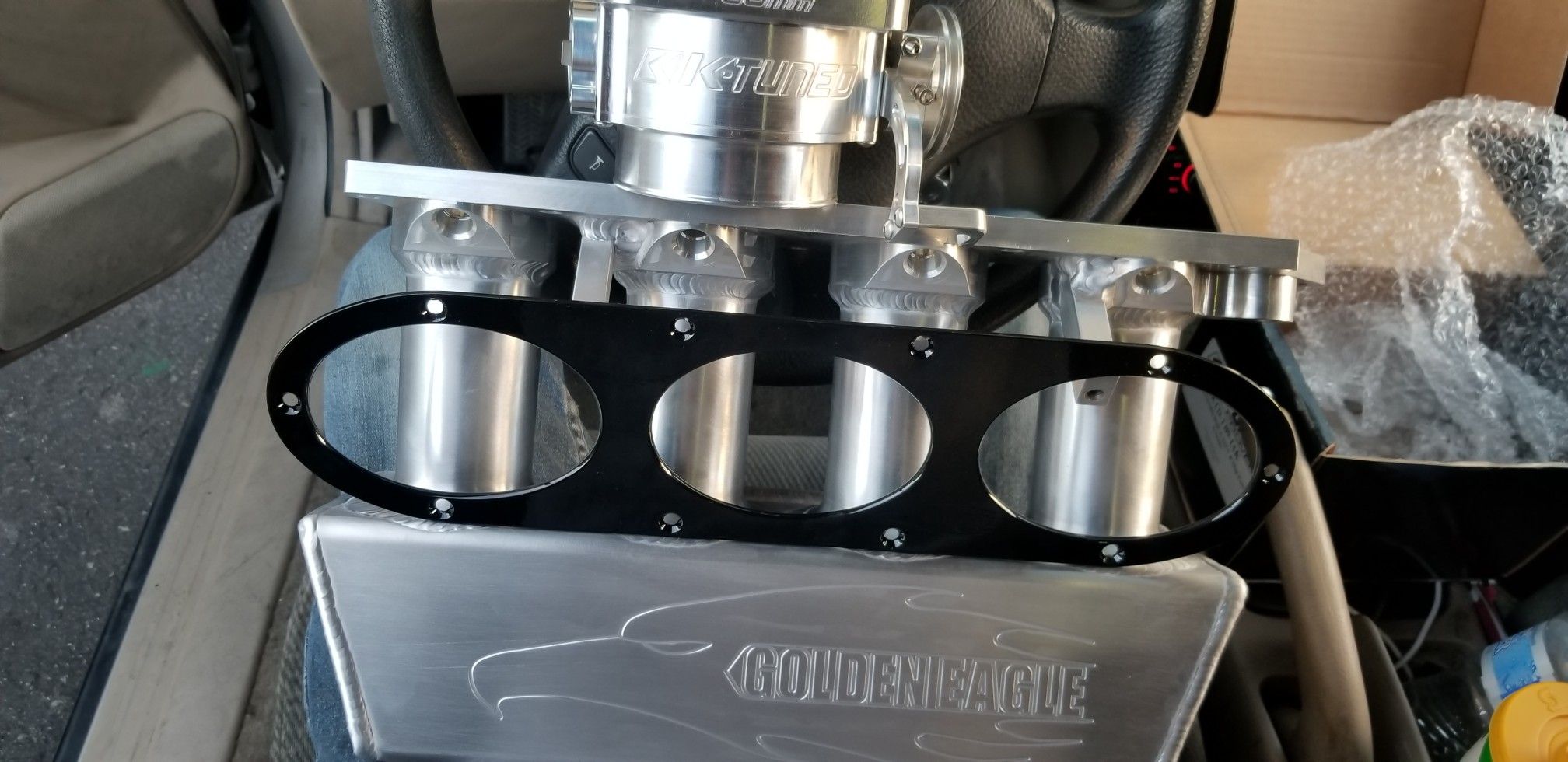 K20/k24 GoldenEagle 90mm center feed intake manifold