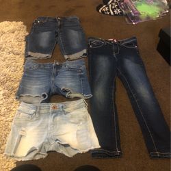 Girls Shorts/pants Size 6/7