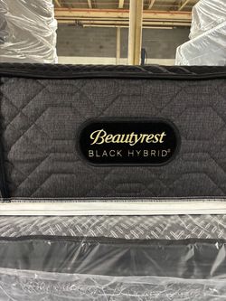 Beauty rest black hybrid , new in plastic free delivery in Atlanta