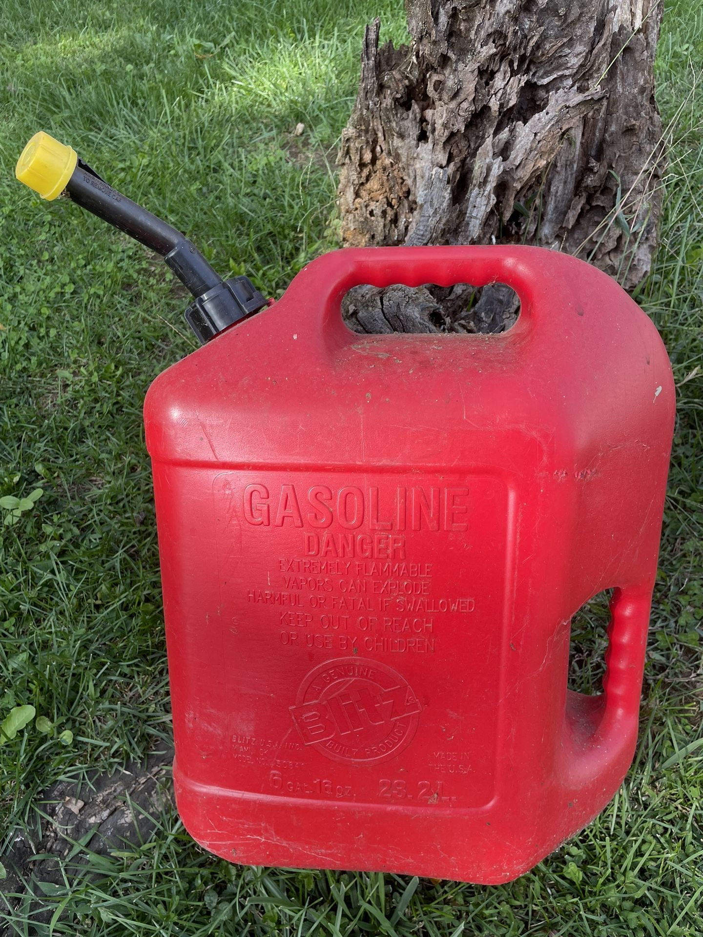 Blitz 6 Gal Gas Can