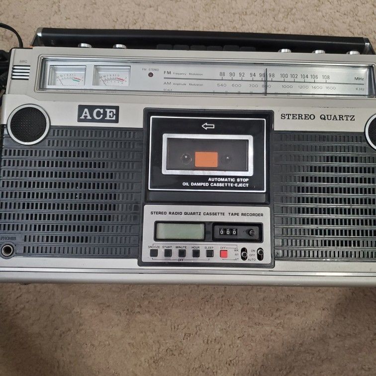 Radio Stereo 2 Band Radio Casette Recorder