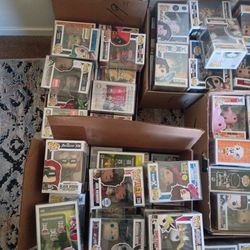 Lot of 140 Funko pops NEW Disney, Marvel, WWE,