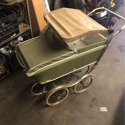 Vintage Baby Carriage /rocking Chair