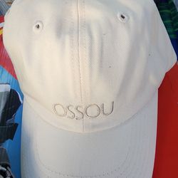 New Ossou Cream Embroidered Baseball Cap