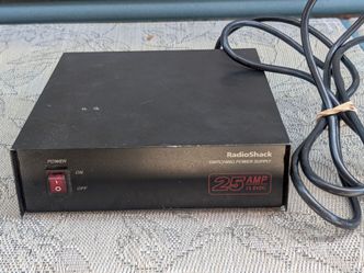 Vintage Radio Shack 13.8v DC 25 amp Switching Regulated Power Supply Cat. No. 22-510
