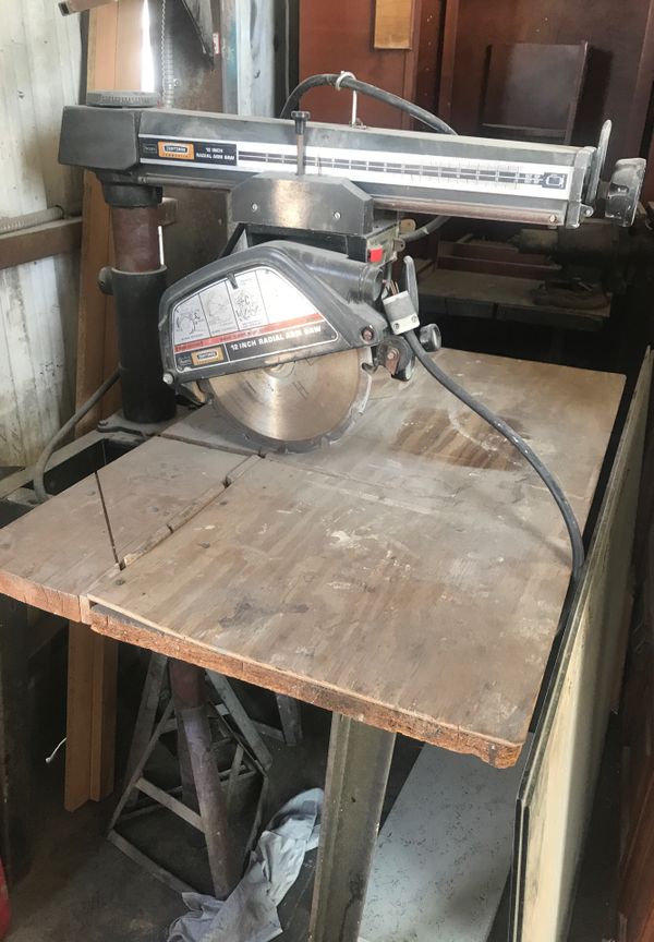 Craftsman 12 inch radial arm saw for Sale in Palmdale, CA OfferUp