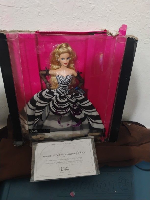 Authentic 65th Anaversery Barbie