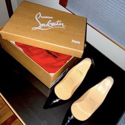 Christian Louboutin - Patent Leather Black So Kate’s 