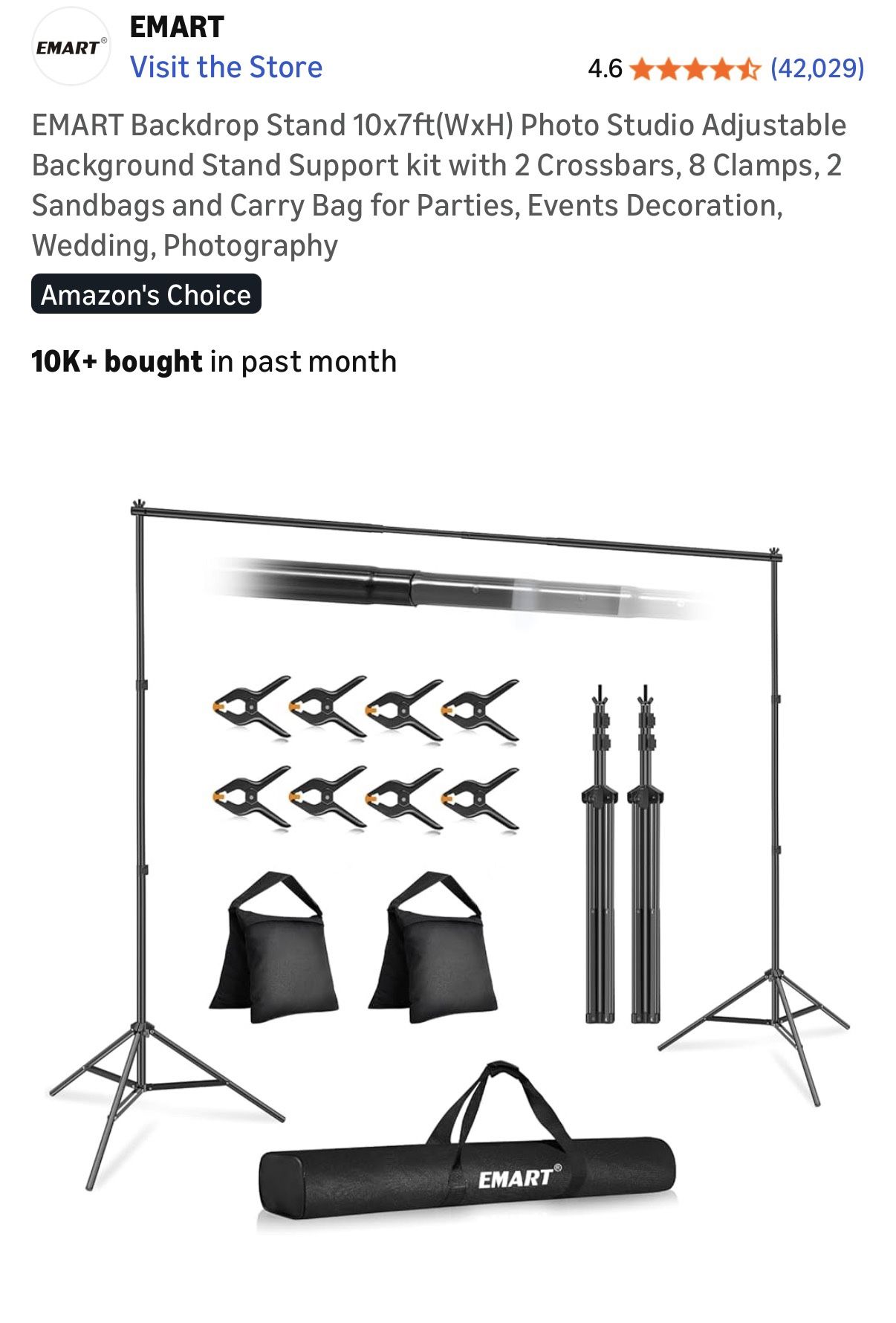 Backdrop/Projector Screen Stand 