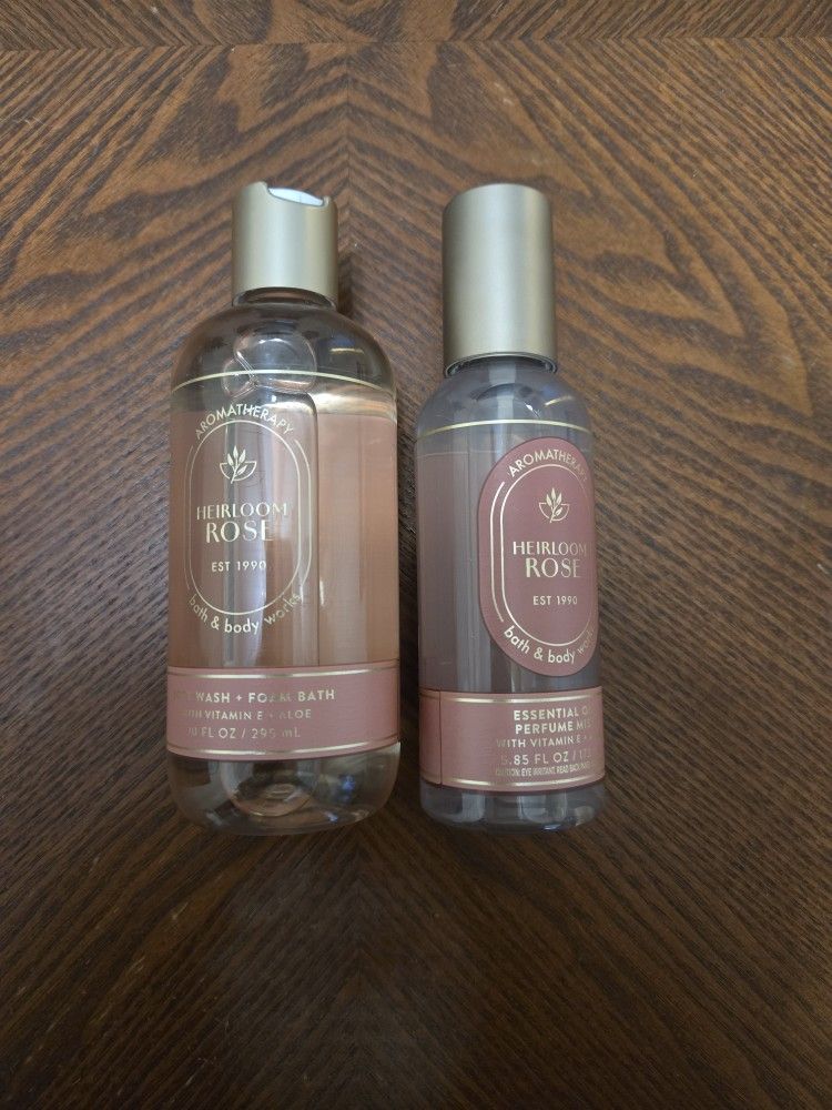 Aromatherapy Heirloom Rose~ Bath And Body Works