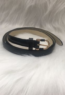 J.Crew Skinny Synthetic Leather Belt, Large