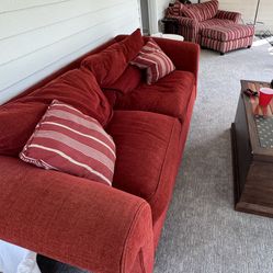 Sofa And Love Seat Pullout Crate & Barrell