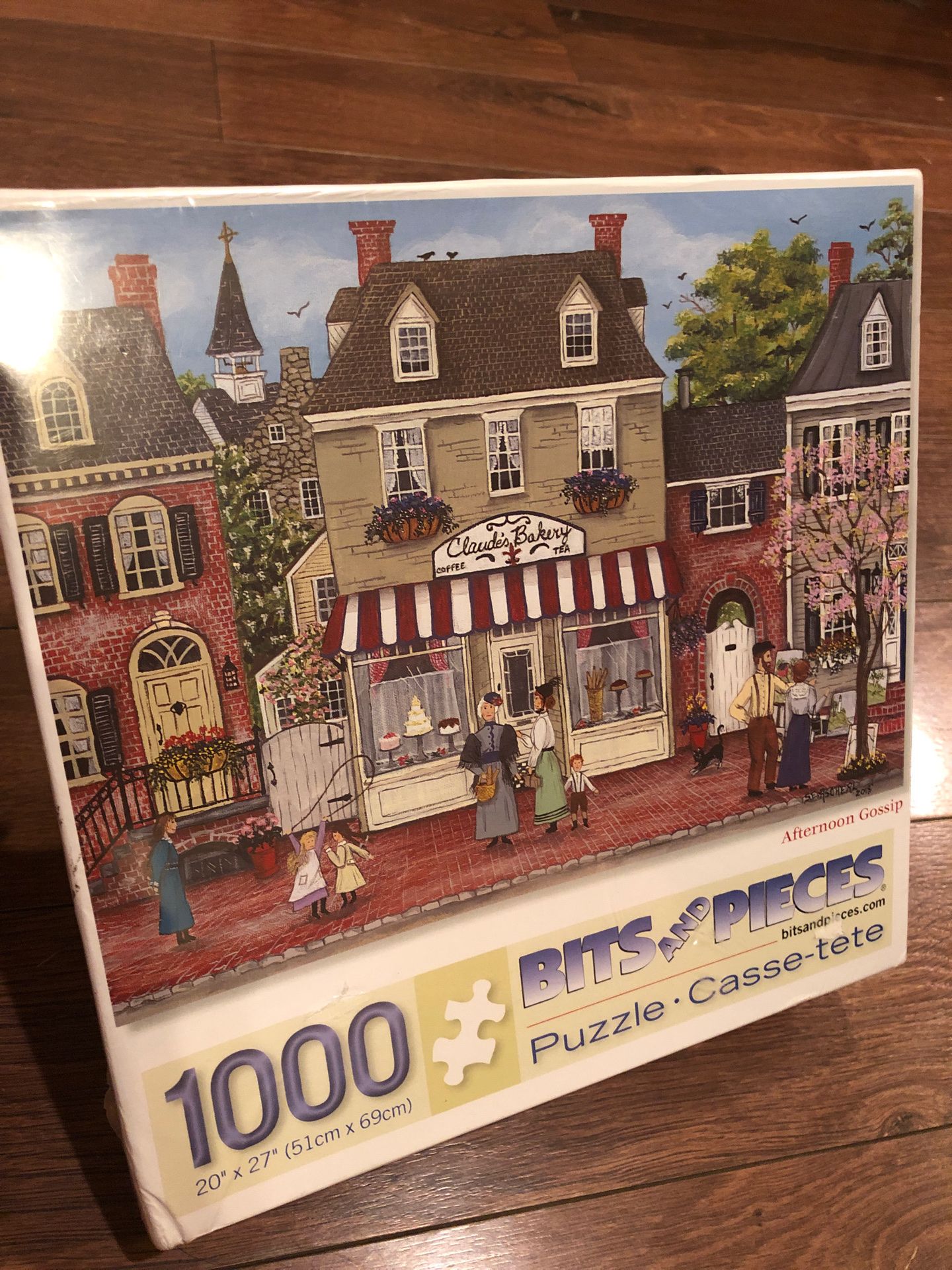 New 1000 piece puzzle - afternoon gossip theme. Gift