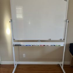 Like New double Sided 48x36 White board