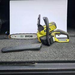 RYOBI 12" Cordless Chain Saw W/Battery No Charger 
