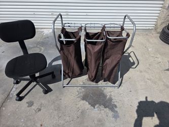 3 -BAG  LAUNDRY SORTER CART $5