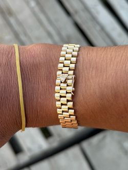 Solid 14k Rolex bracelet