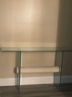 Glass table