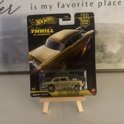 Hot Wheels 55 Chevy Bel Air Gasser 1:64 Gold Diecast Car Thrill Climbers