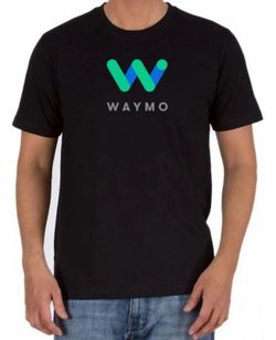 New Waymo self-driving cars t-shirt unisex black size L short sleeve top  New in bag.  Comes from pet free smoke free home 