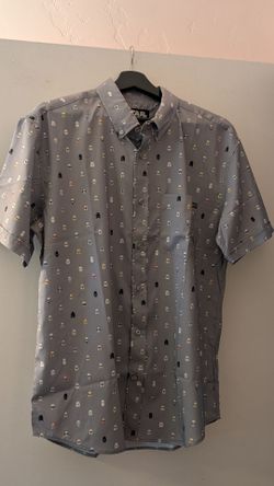 Star Wars x RSVLTS Gray Button-Up Short Sleeve Shirt