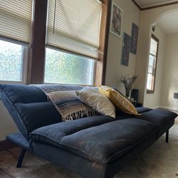 3 Level Futon Navy Blue