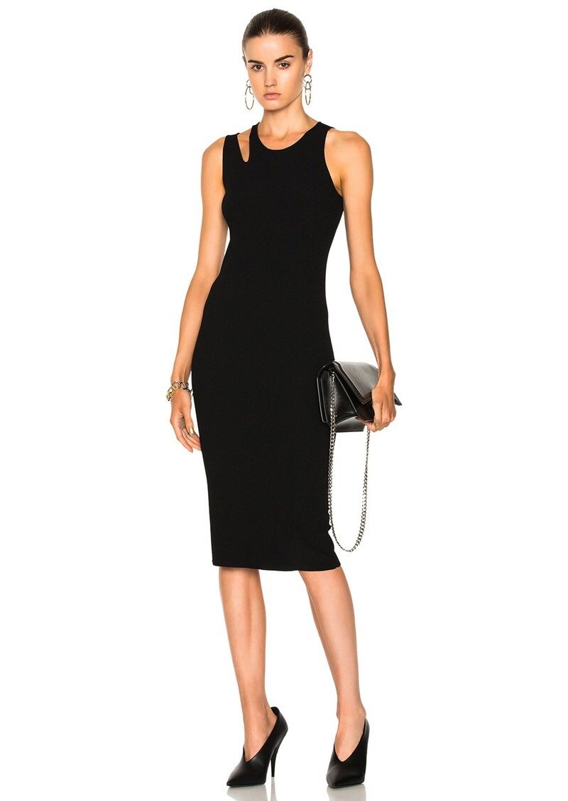 Cutout Compact knit tank Dress