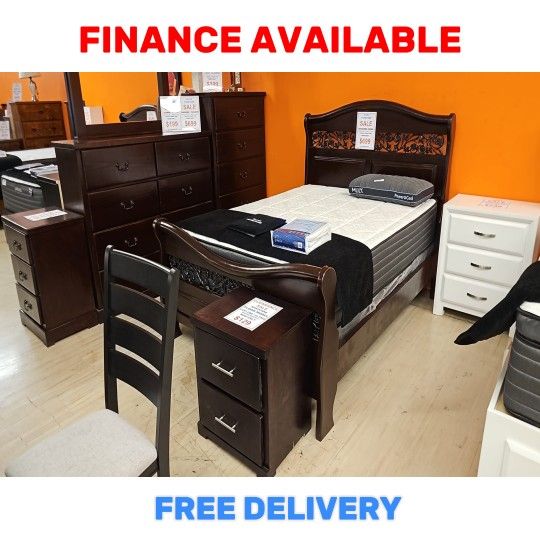 🔥 QUEEN BED DEAL! 🇺🇸 OFERTA DE CAMAS! 🎉Only $699  ➕ Add Mattress $99  AND  up Last one/ ULTIMO FINANCE AVAILABLE Delivery available Pickup price