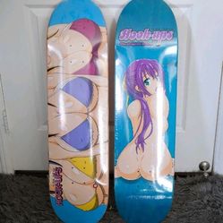 HOOK UPS SKATEBOARD DECKS 8.25 X 31.75" BRAND NEW