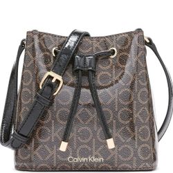 Calvin Klein Astatine Micro Mini Bucket Crossbody