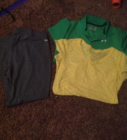 Women's clothes shirts and dri fit yoga pants