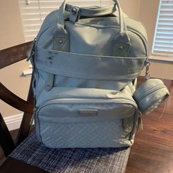 Light Green Babbleroo Diaper Bag Backpack 