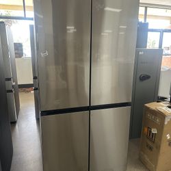 Samsung 29cu Ft 4door Flex French Door Refrigerator With Beverage Center Stainless Steel