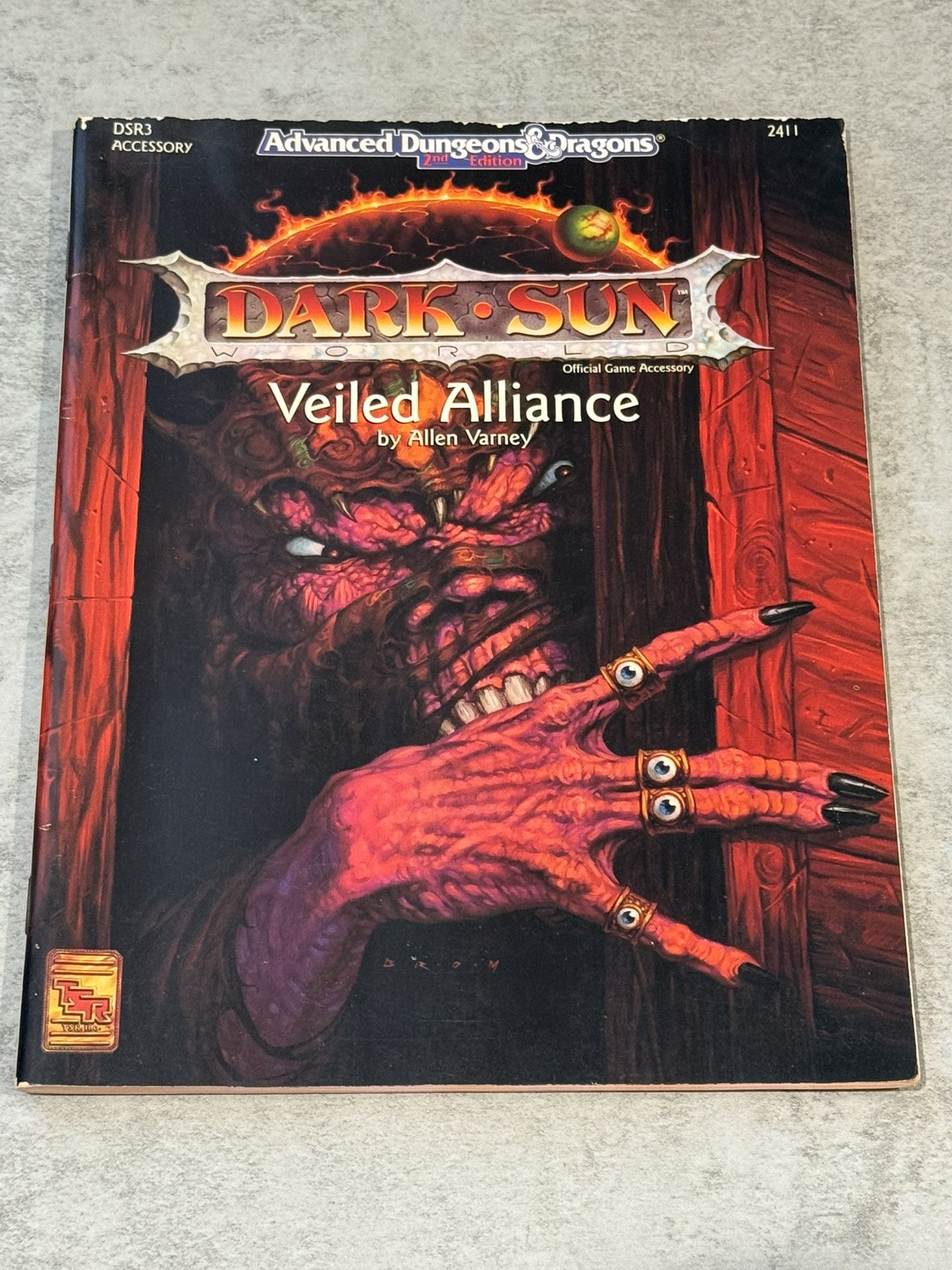 Dungeons & Dragons Veiled Alliance Dark Sun Accessory Book (2nd Ed., 1992)