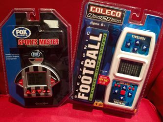 2 Brand New Electronic Hand Held Sports Games - $5 each or both for $8