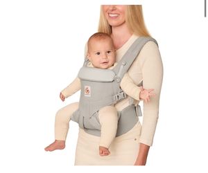 Ergobaby Omni Classic Baby Carrier for Newborn to Toddlers 0-48 Months (7-45 lbs) - 4-Position 100% Premium Cotton Baby Carrier with Ergonomic Support